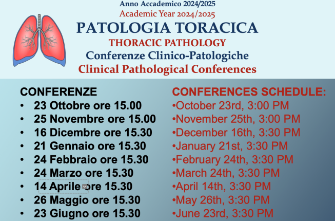 Collegamento a Conferenze Clinico-PatologichePatologica Toracica